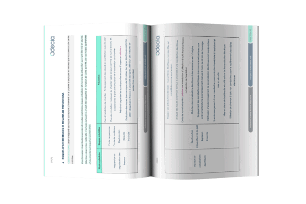 Partie concernant l'identification des risques et les mesures de prévention - PPSPS électricité - Odécia