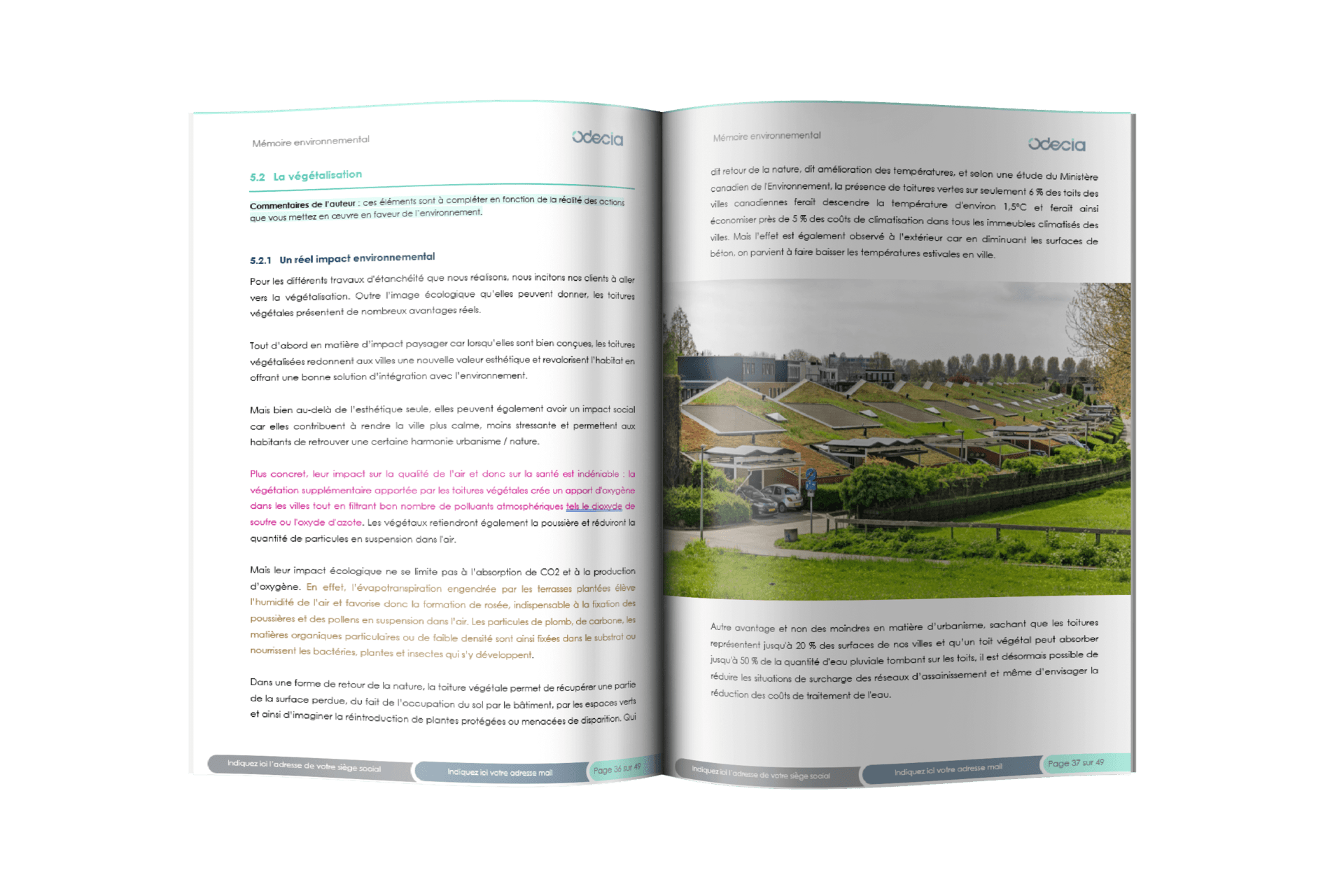 Mémoire Environnemental ETANCHEITE Mockup3