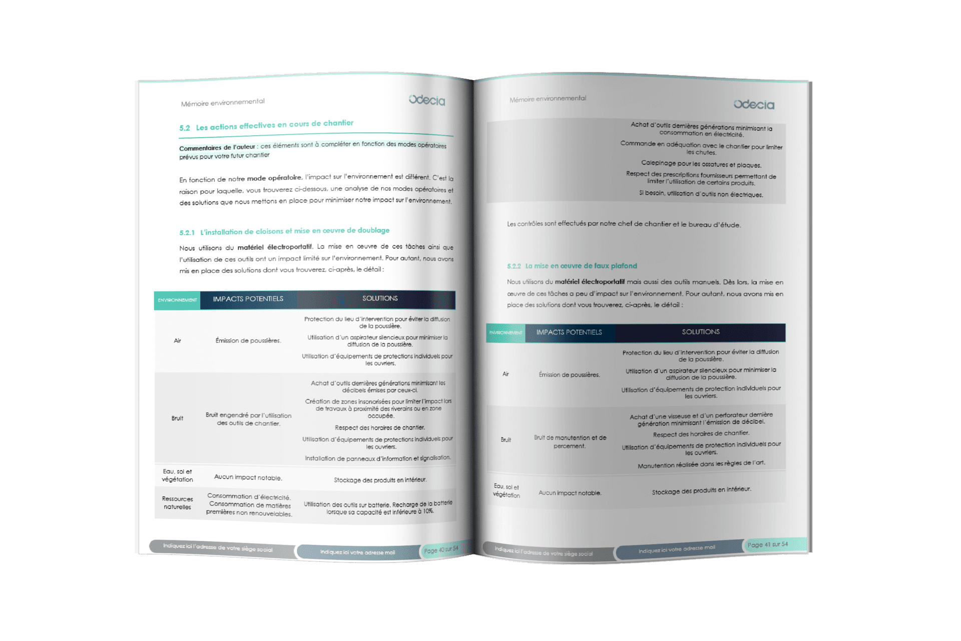 Mémoire Environnemental PLATRERIE Mockup3