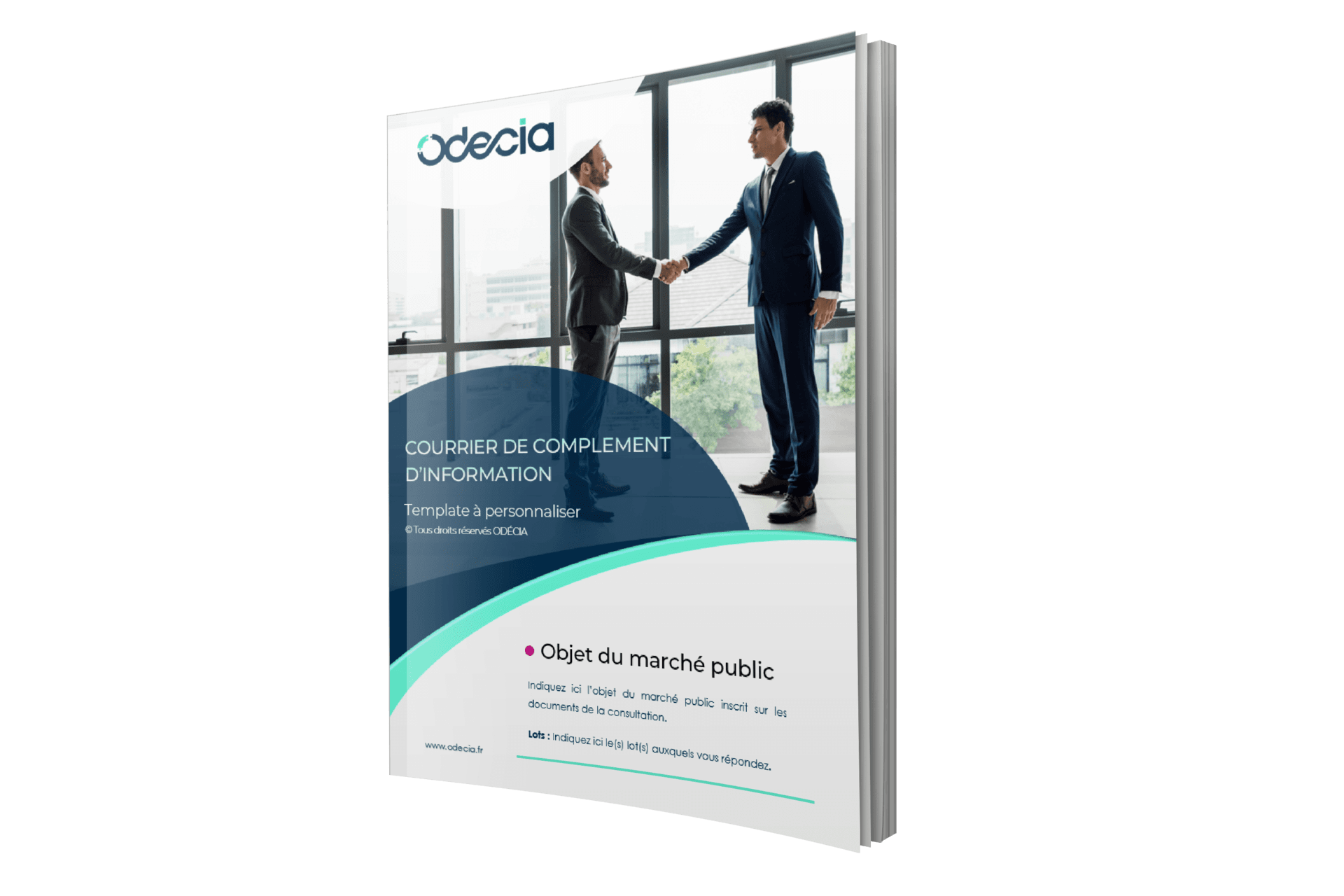 Courrier de complément d'information