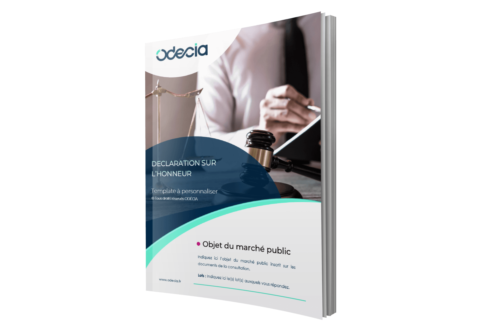Déclaration sur l’honneur pour candidater à un marché public