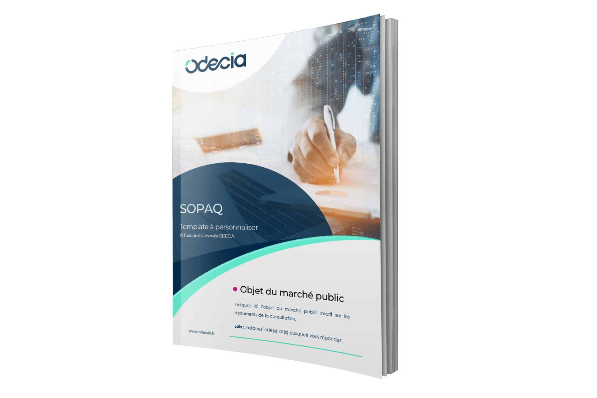 SOPAQ modèle pour marchés publics organisation qualité et suivi de chantier