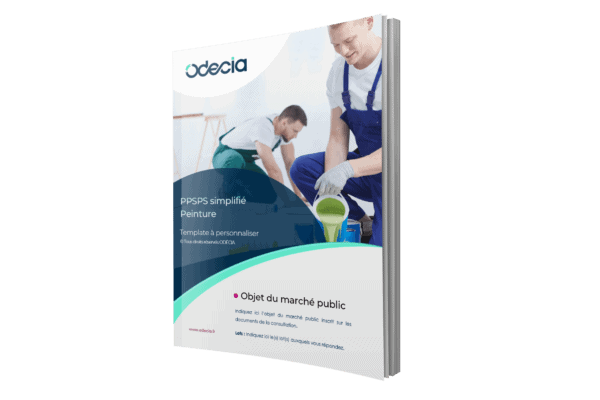 Modèle de PPSPS Peinture – Page de garde – Version PREMIUM