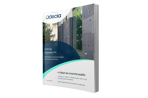 Modèle de SOPAQ Façades ITE – Page de garde – Version PREMIUM