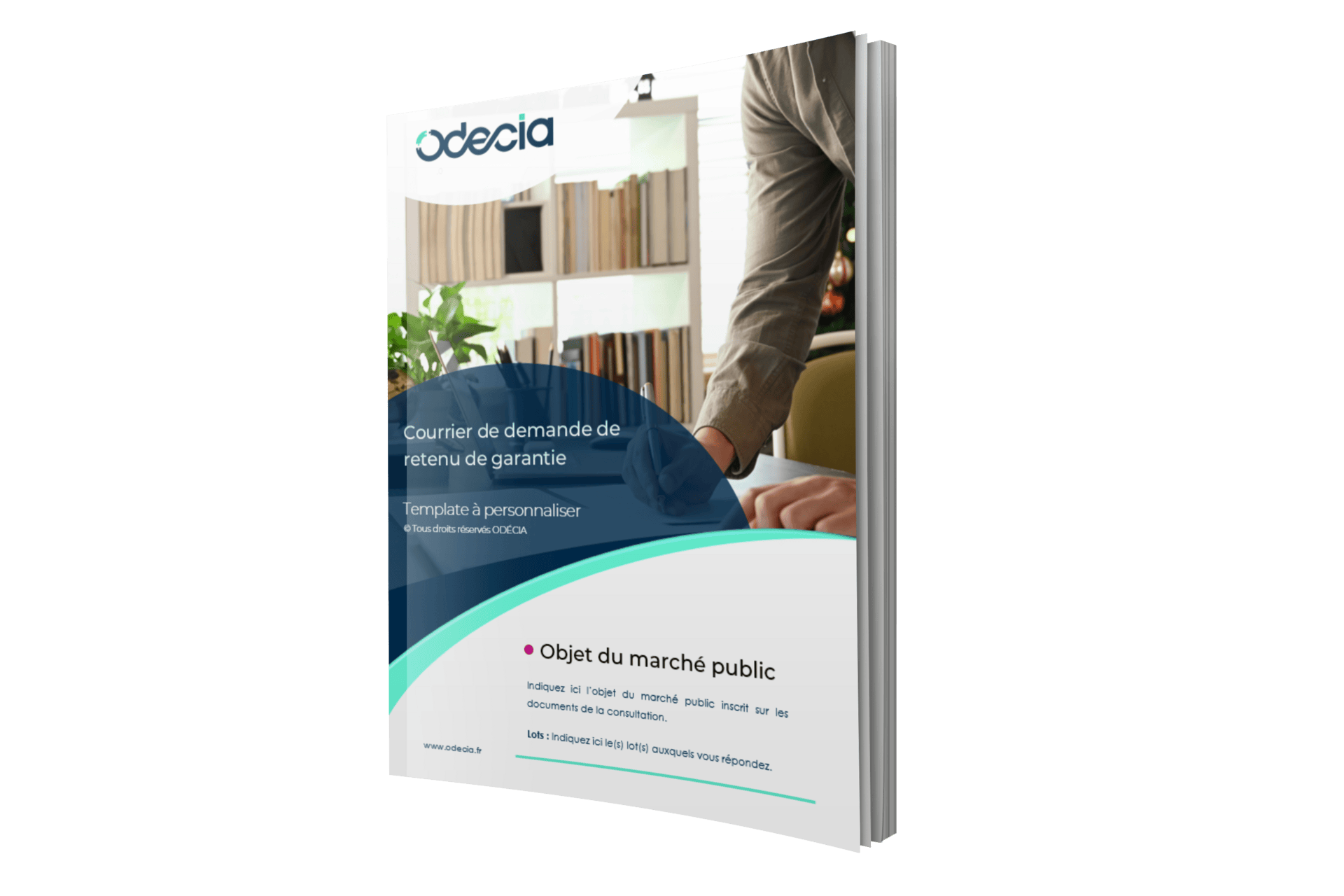 Courrier de demande de retenu de garantie - appel d'offres