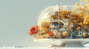 bâtiment bioclimatique à structure complexe RE2020