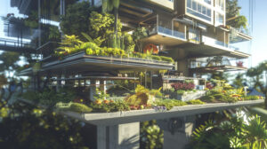 architecture innovante en terrasse végétalisée – RE2020