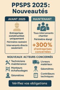 Infographie PPSPS avant après 2025
