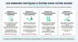 Les erreurs à ne pas comettre lorsque l'on créé un SOGED