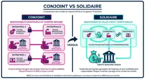 Différences groupement conjoint et solidaire