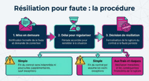Procédure de mise en demeure avant résiliation pour faute