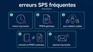 les erreurs fréquentes à adresser à un SPS