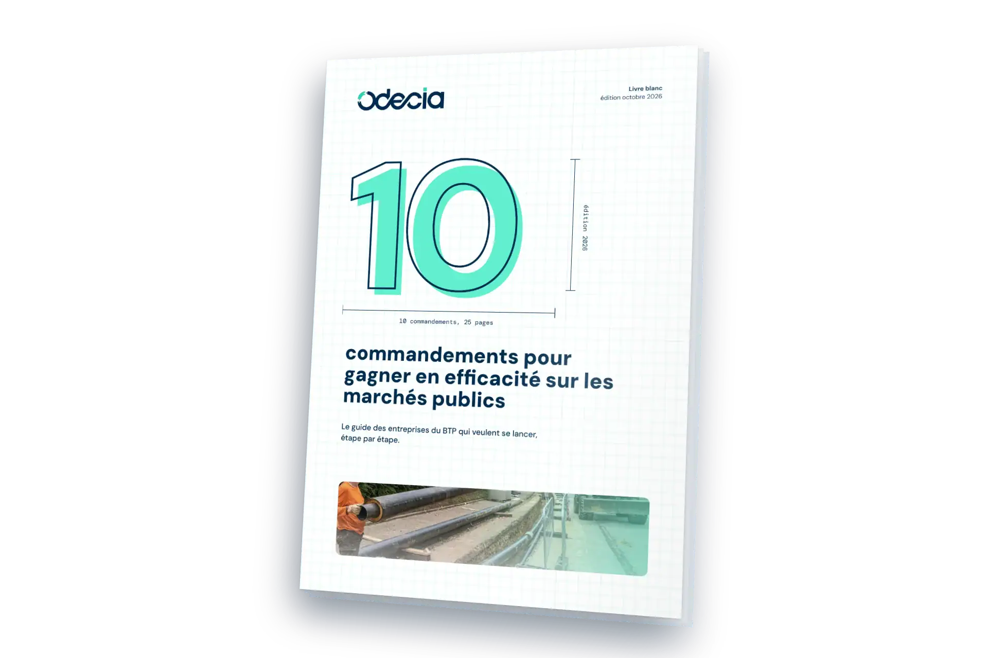 Couverture du livre blanc Odécia : les 10 commandements pour gagner en efficacité sur les marchés publics